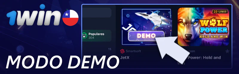 Modo demo de JetX en 1win
