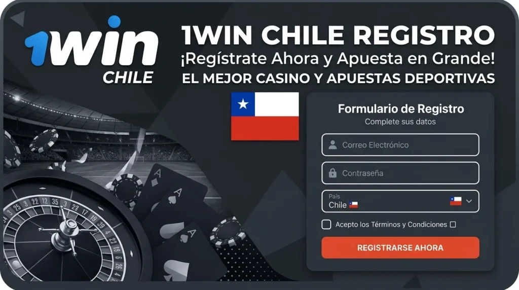 Cómo registrarse en 1Win Chile - Instrucciones paso a paso